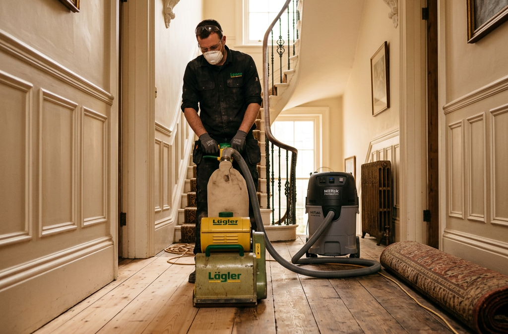Restoring Victorian Pine Floorboards in Catford Townhouses