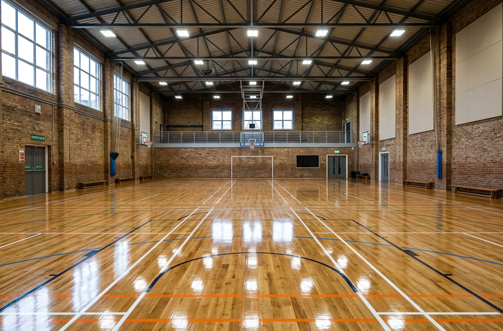 Commercial Wood Floor Sanding in South East London: Schools, Gyms, and Sports Halls